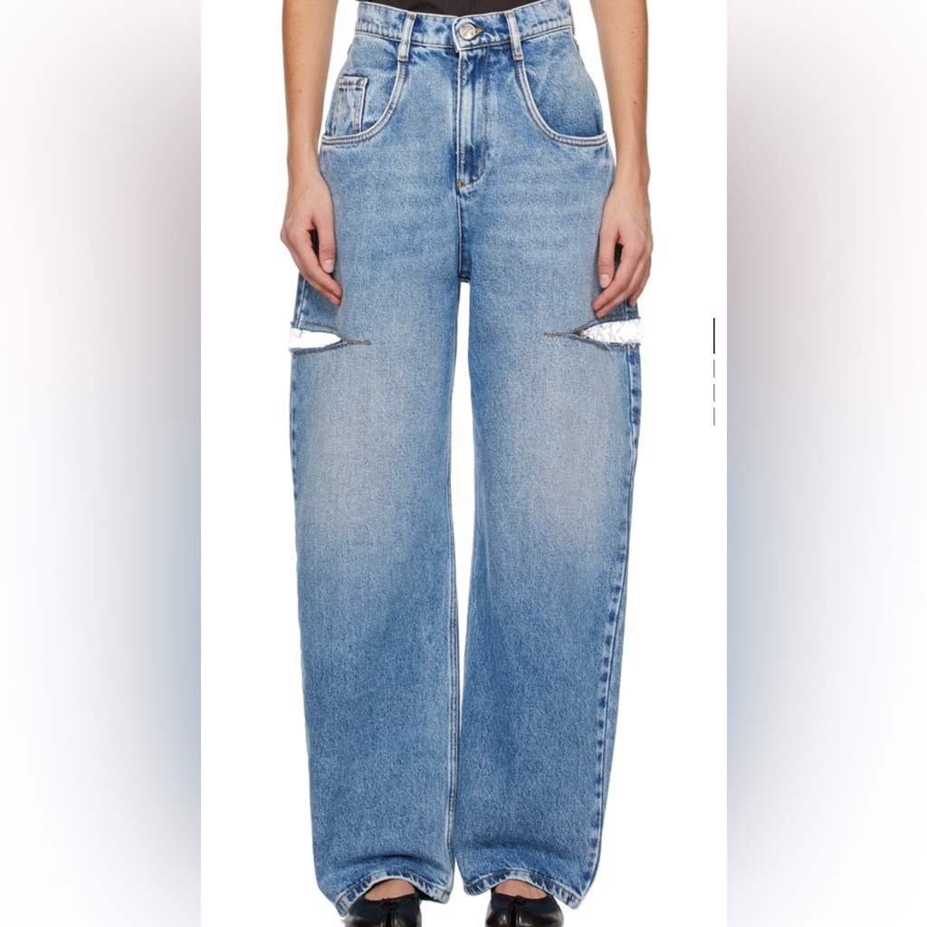 Maison Margiela Blue Slash Jeans 36 Nwt